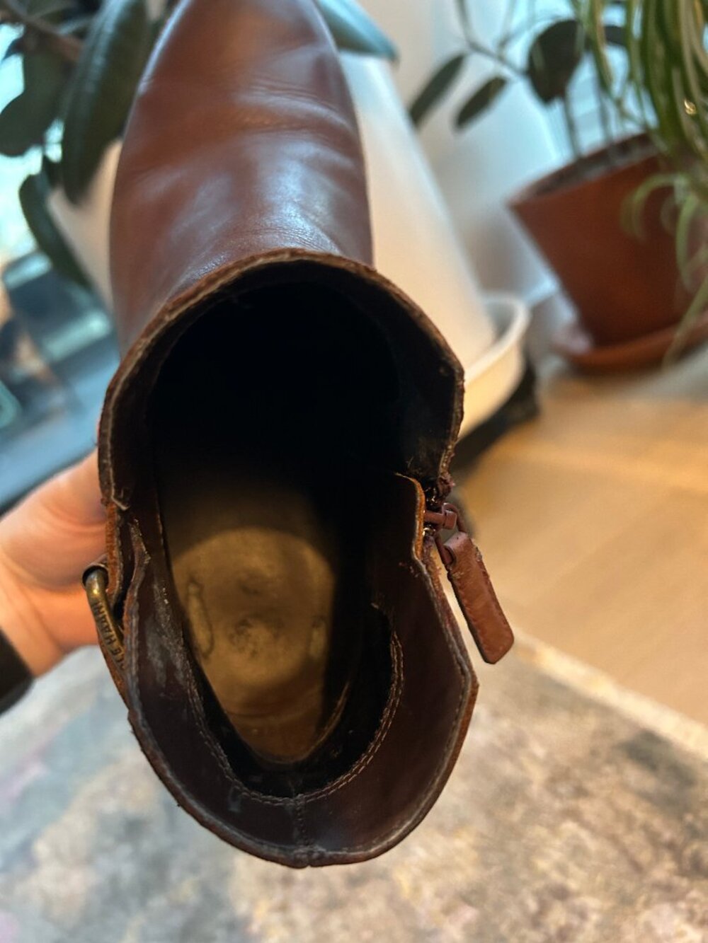 Cole Haan Leather Heeled Ankle Boots, Size 8 - Picture 13 of 16